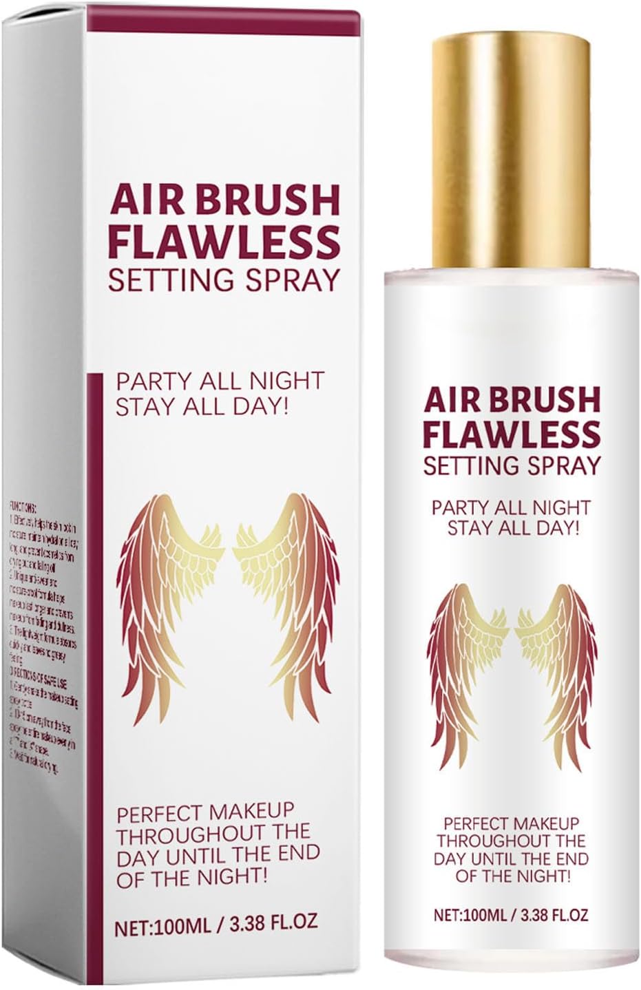 Infallible Make Up Fixing Spray Makeup Setting Spray To 16 Hours Vegan 100ml QFM447 (White, 3.6x3.6x14.4cm)