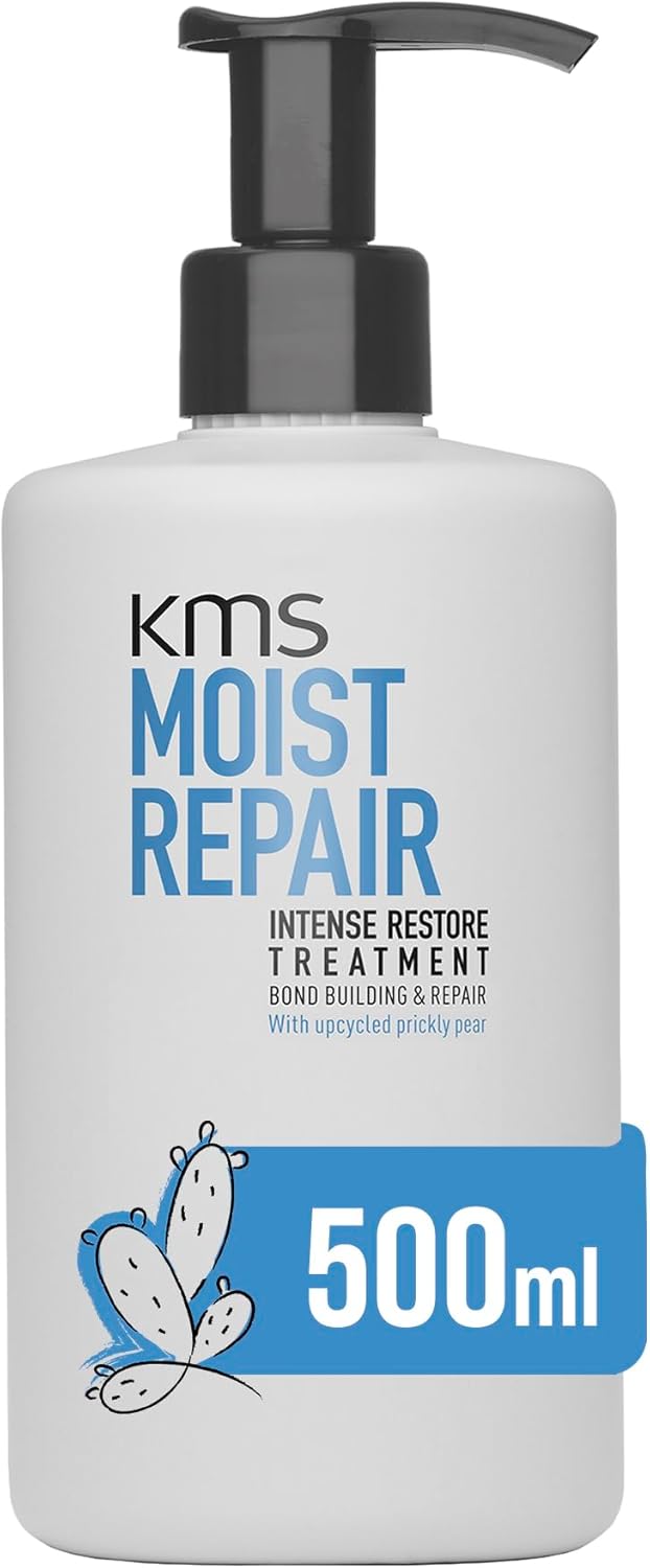 KMS MoistRepair Intense Restore Treatment, 500ml, Bond Building & Repair, with Upcycled Prickly Pear, Vegan Formula