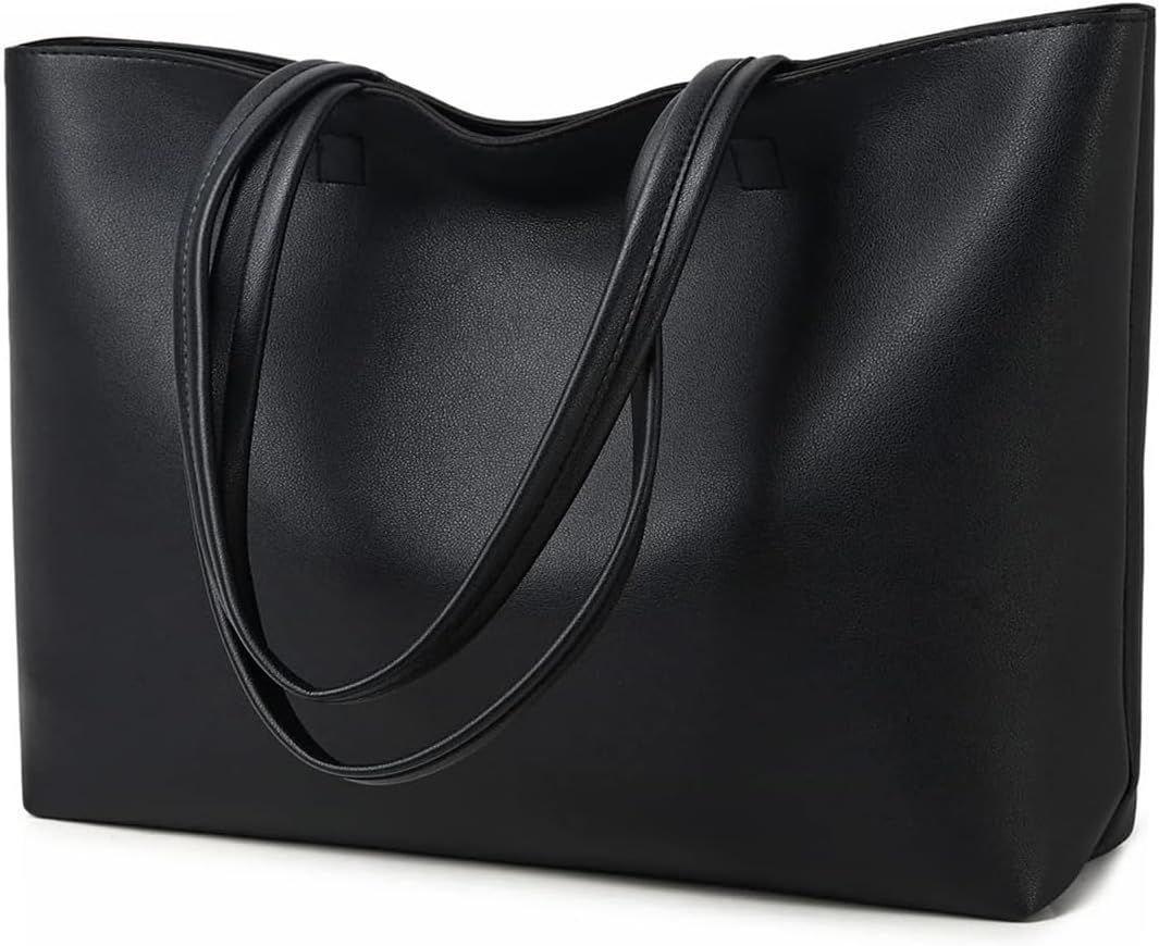 KALIDI Tote Bag Handbags for Women Large shoulder bag with Zipper Waterproof PU Women's Totes Ladies Bag for Work School Travel Daily Use