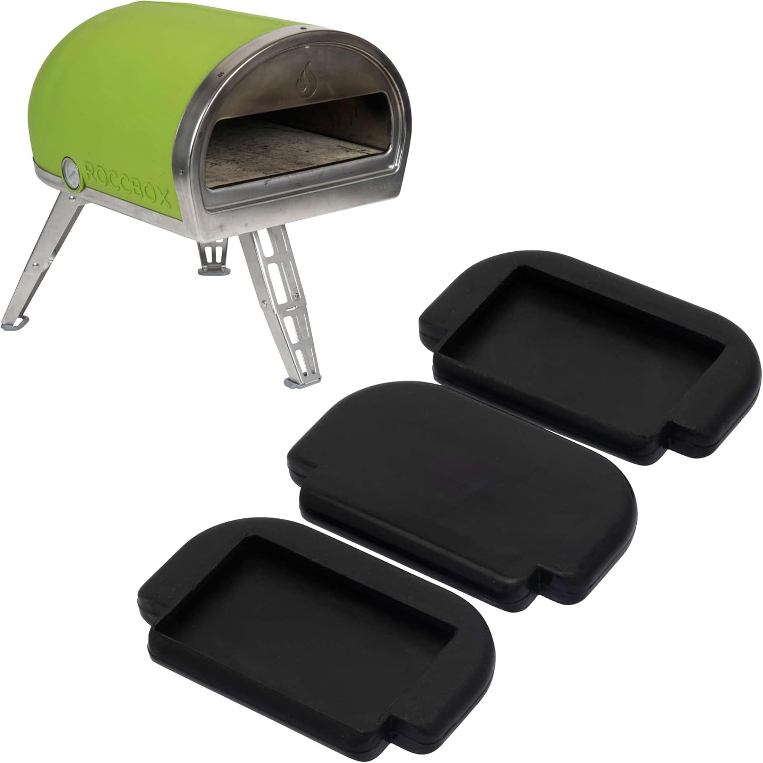 Gozney Roccbox Pizza Oven Black Rubber feet Surface Protectors pack of 3…