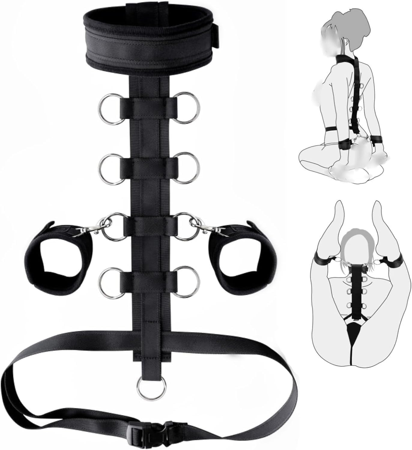 Sex Tie Downs Bondaged Rope Cord Rope Sex Furniture Hand Cuff Set Bondage Gear Kit Rope Toys Thigh Restraints for Ankles Hands Bondge Ties for Bed Restraints Bondage Kit Sweater C3