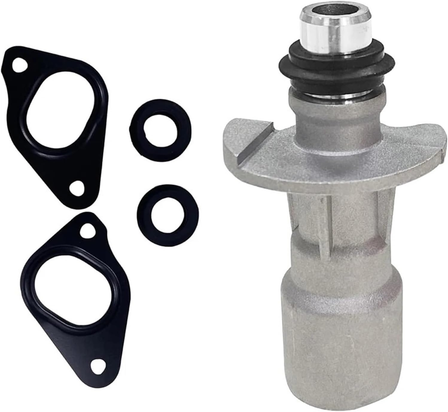 LR028136 Water Pump Oil Cooler Pipe Tube Adaptor Kit,Compatible For Jaguar V6 AJ126 V8 AJ133，Compatible For Land Rover LR4,Compatible For Rover Sport 3.0L 5.0L