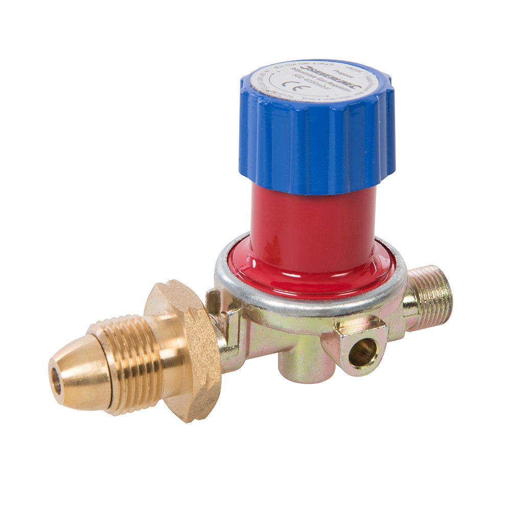 Silverline Adjustable Propane Gas Regulator 500 - 4000mbar (196559)