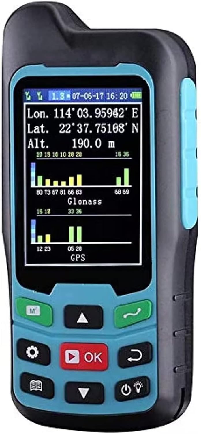 Handheld GPS Survey Equipment, BEVA GPS Land Measuring Instrument, Mini Handheld GPS Units for Mountainous Land, Slope and Flat Field