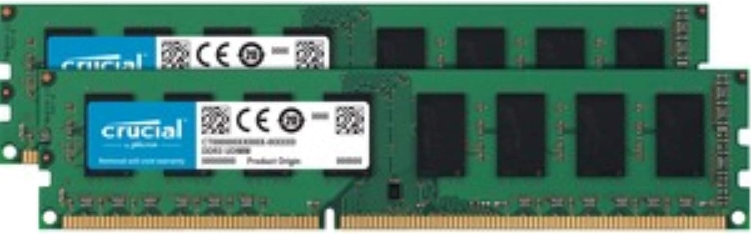Crucial RAM 8GB Kit (2x4GB) DDR3 1600 MHz CL11 Desktop Memory CT2K51264BD160B