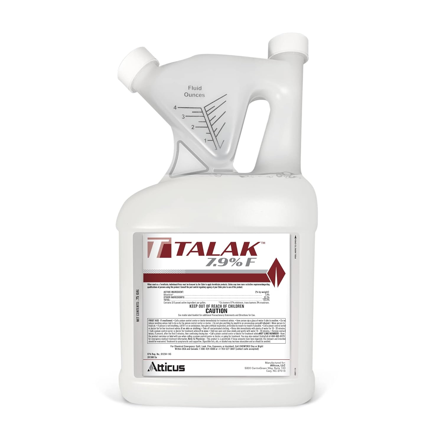 Atticus Talak 7.9 F Bifenthrin Insecticide Concentrate (96 oz) – Indoor and Outdoor Insect Control