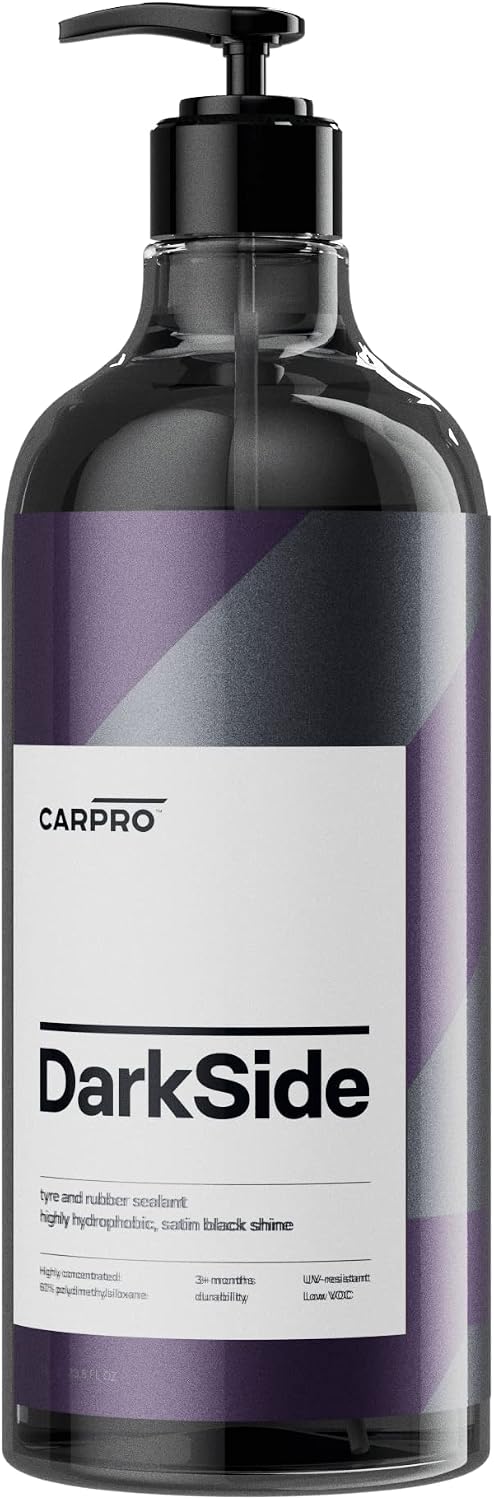 CARPRO Darkside - Tire & Rubber Sealant, Satin Black Shine - Liter (34oz)