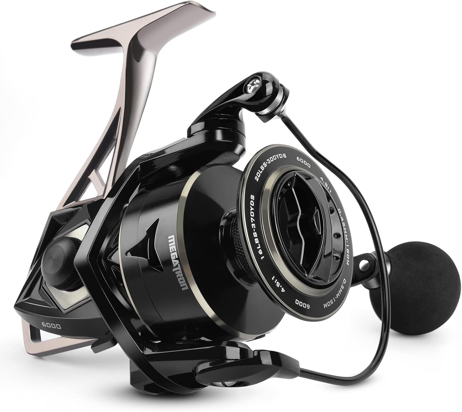 KastKing Megatron Spinning Fishing Reels with 5.2:1 Gear Ratio
