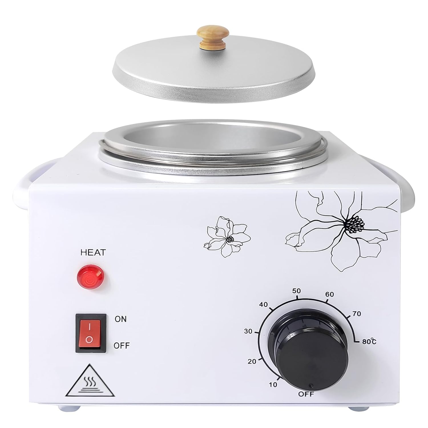 Portable Wax Warmer for Painless Hair Removal, Single Waxing Pot