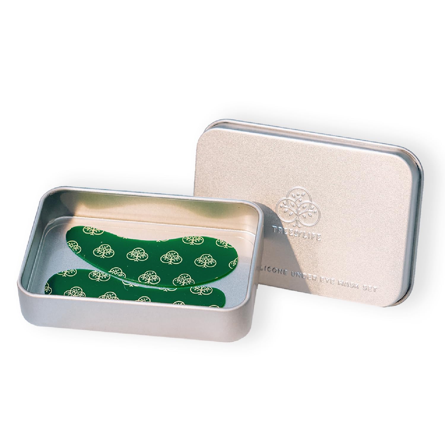 Tree of Life Reusable (90 Uses) - Dark Circles Under Eye Treatment Patches for Puffy Eyes - Silicone Patch to Reduce Puffiness - Mask for Reducing Wrinkles & Fine Lines - Dermatologist-Tested, 1 Pair