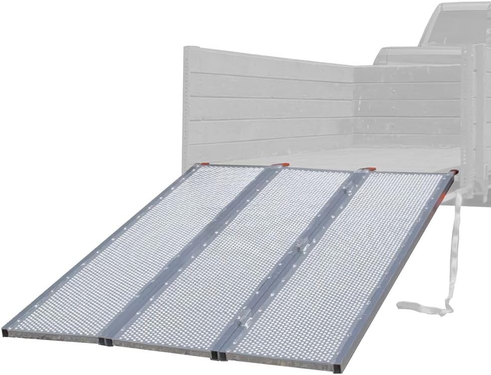 Black Widow 6ft 5in Aluminum Folding ATV Loading Ramp, 1500 lb Capacity