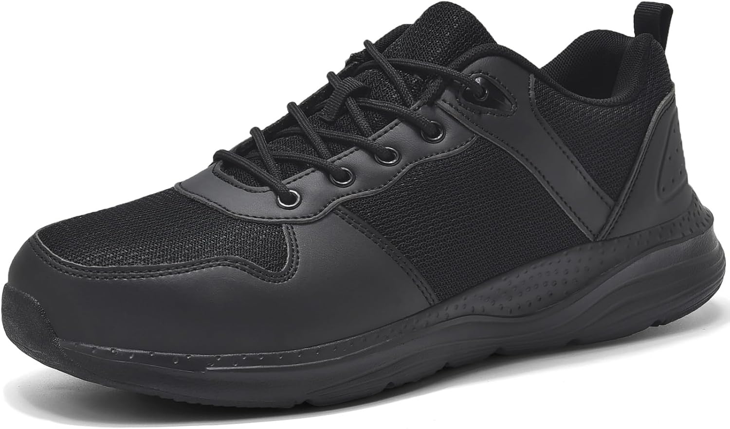 Steel Toe Shoes for Men and Women Lightweight Breathable Puncture Resistant Kevlar Safety Lace-up Sneakers for Industry Warehouse Work Utility Shoes