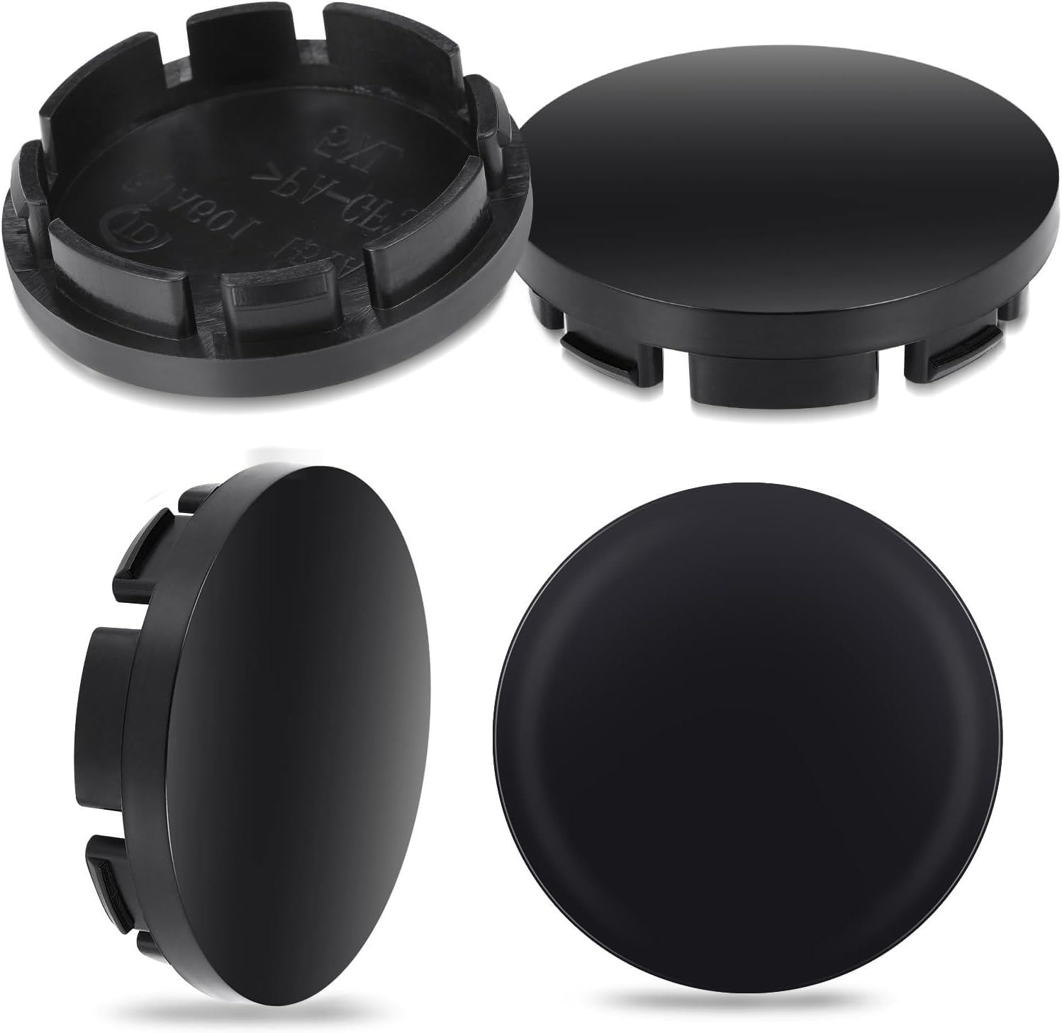 4Pcs Hub Centre Caps 56mm, Universal Wheel Hub Caps, Stable Car Wheel Center Hub Caps Replacement Compatible with Most Alloy Wheel (OD 56mm ID 51mm)