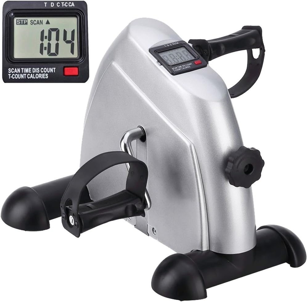 Mini Exercise Bike Portable Home Pedal Exerciser Gym Fitness Leg Arm