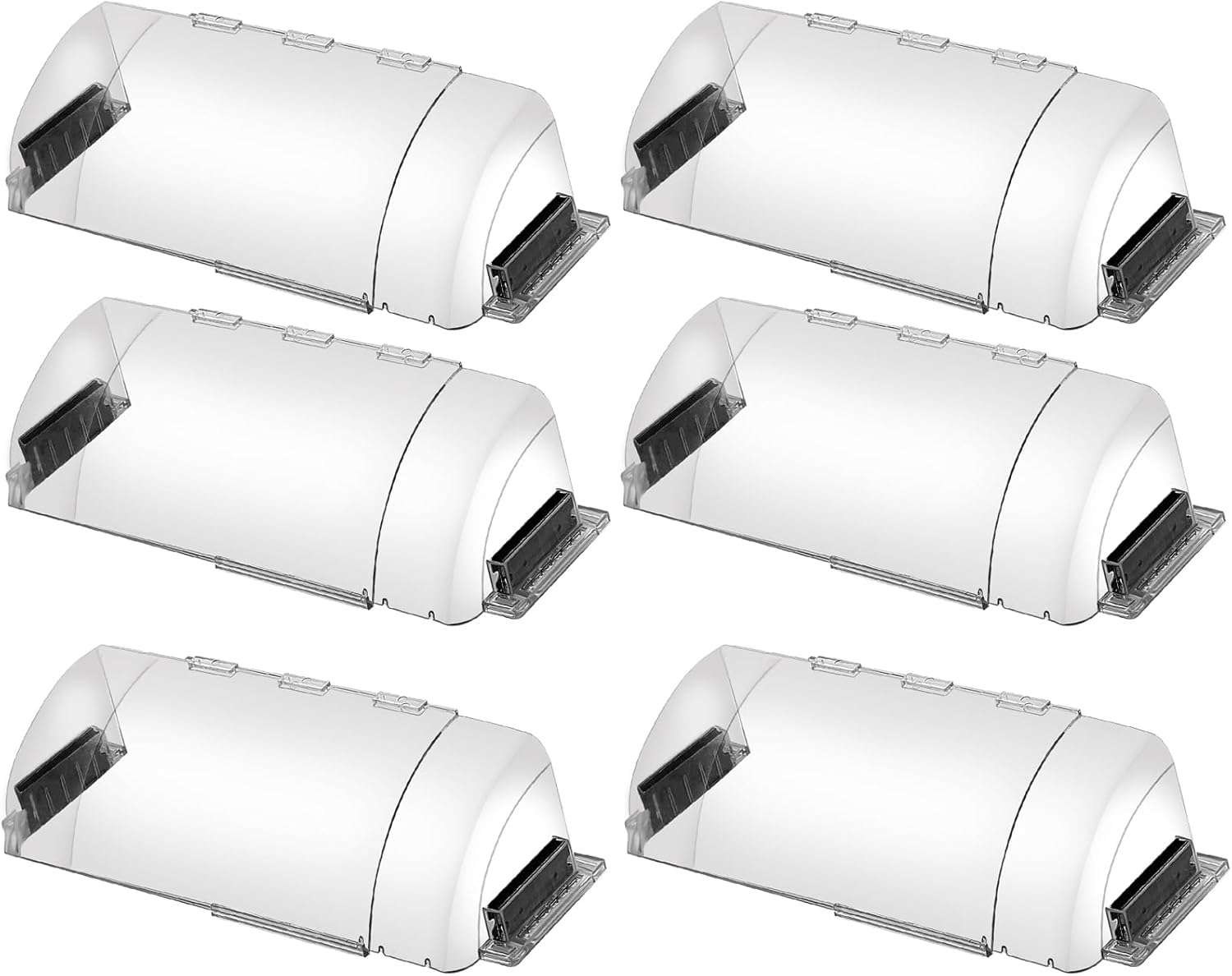 6 Pack Magnetic Air Vent Deflector, Adjustable Length