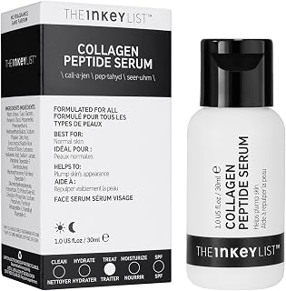 The INKEY List Collagen Peptide Serum, Face Serum to Help Reduce Appearance of Fine Lines and Wrinkles for Firmer-Looking Skin, For All Skin Types, 1.01 fl oz