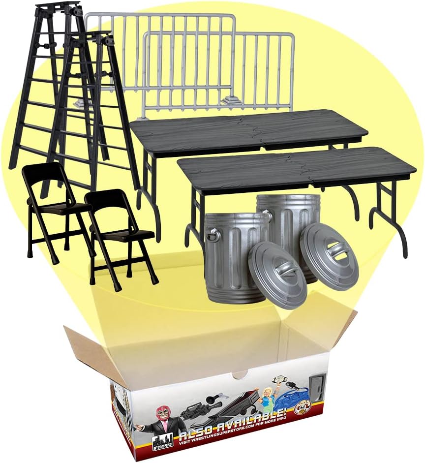 Wrestling Figure Accessory Set 2 for Wrestling Action Figures