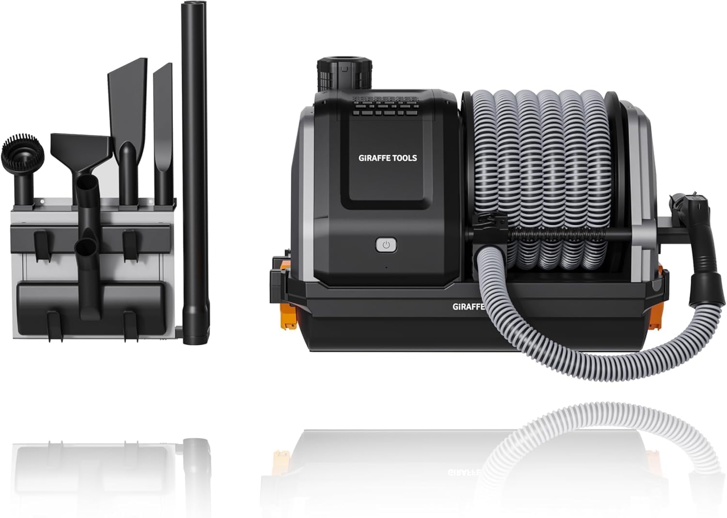 Giraffe Tools Grandstorm Retractable Vacuum Cleaner, Garage Mount, 30FT