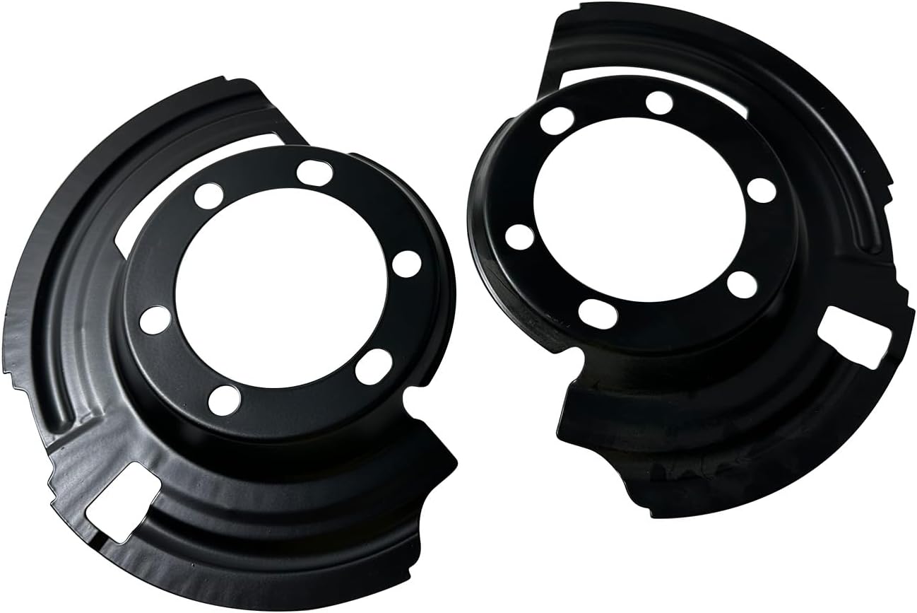 Pair Front Left and Right Brake Dust Shield Set 52005477 52005476 for 1984-2001 Jeep Cherokee XJ for 1987-2006 Jeep Wrangler for 1993-1998 Jeep Grand C Herokee