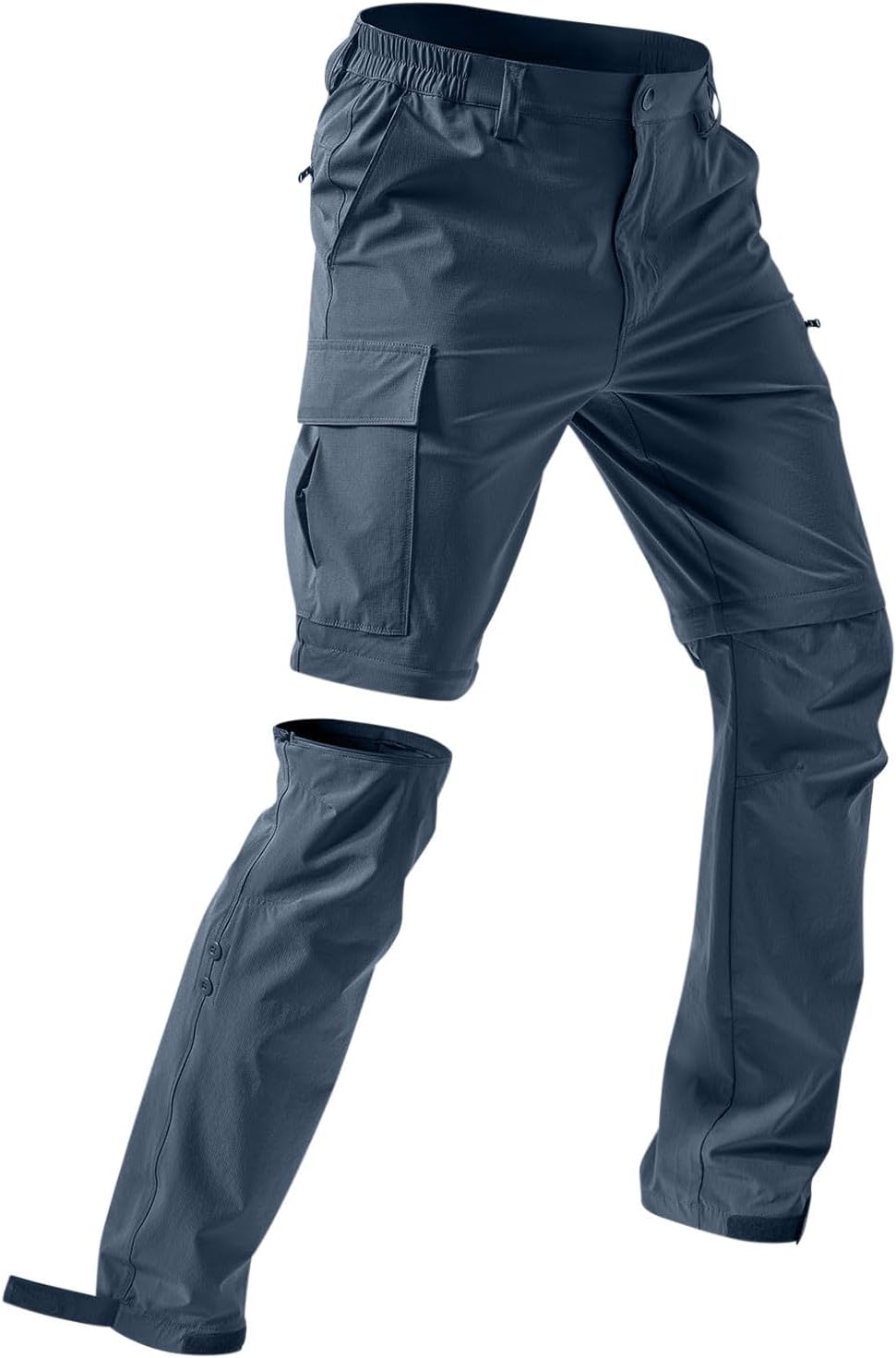 Dmmtot Work Trousers Mens Hiking Convertible Pants Waterproof Cargo Trouser for Men UK Long Pants Chinos Trousers Workwear Pants Zip Off Fishing Outdoor Work Trekking Sweatpants Size S-3XL