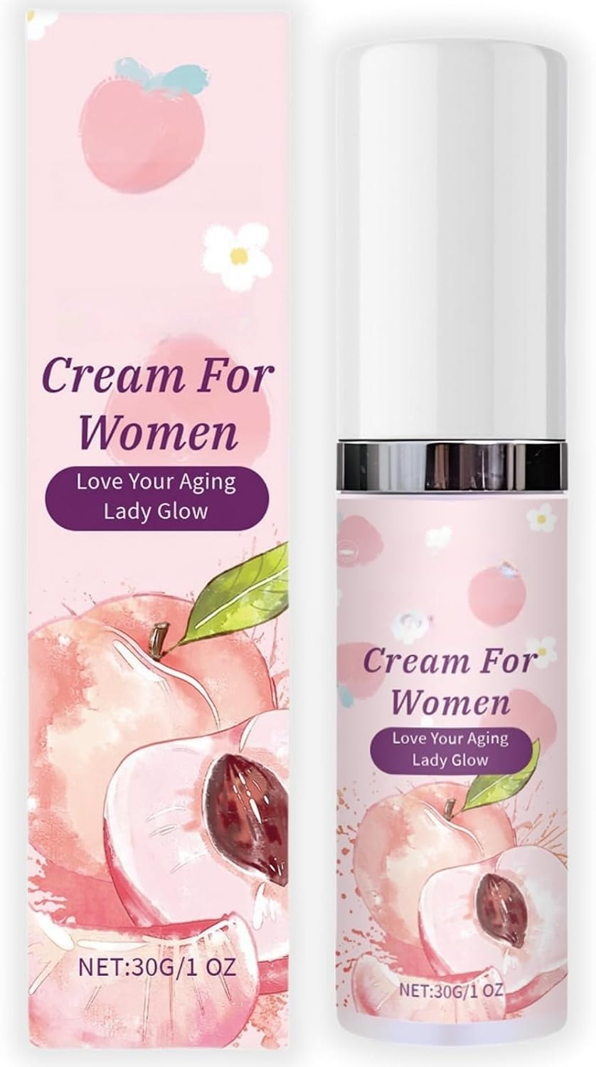 Silky Peach Cream for Women,Women Private Part Cream,Feminine Care Crea/m,Intimate Cre/am Wom/en,Skin Care Body Cre/am,Love Your Aging Lady Glow,Intimate Moisturiser W/omen,Relieve Itching Cr/eam