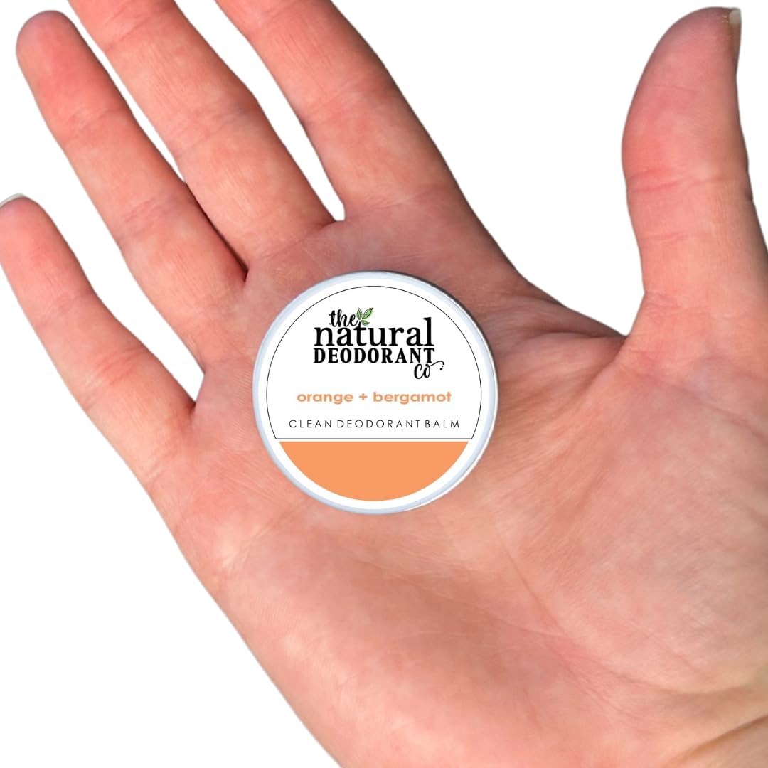 The Natural Deodorant Co. Mini 10g, Orange + Bergamot Clean Deo Balm