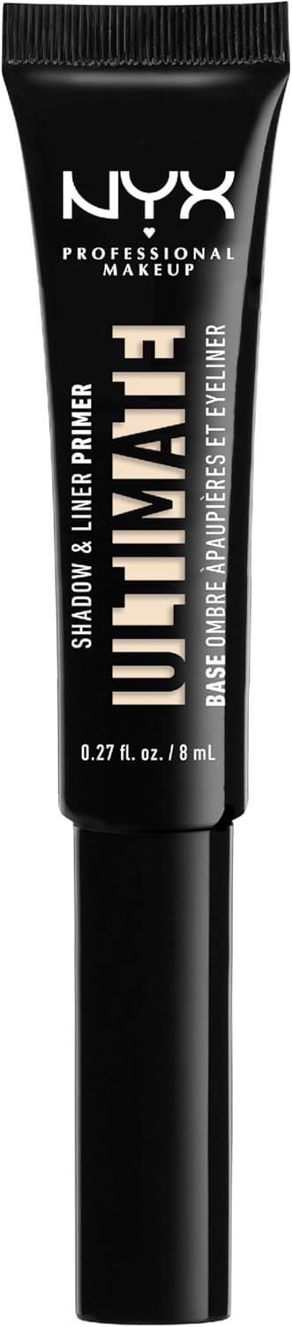NYX Professional Makeup Vitamin E Infused Ultimate Shadow and Liner Primer, Super Creamy Infused with Vitamin E, Vegan & Cruelty-free Formula, Shade: Light