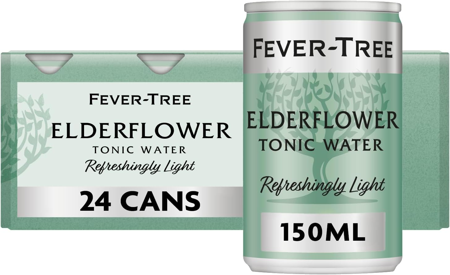 Fever-Tree Refreshingly Light Elderflower Tonic Water 24x150ml