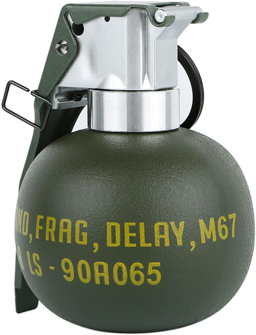 Dummy Grenade Toy Model Plastic Grenades CS Airsoft Tactical Gear Accessories for Army Fans Cosplay Movie Props Outdoor