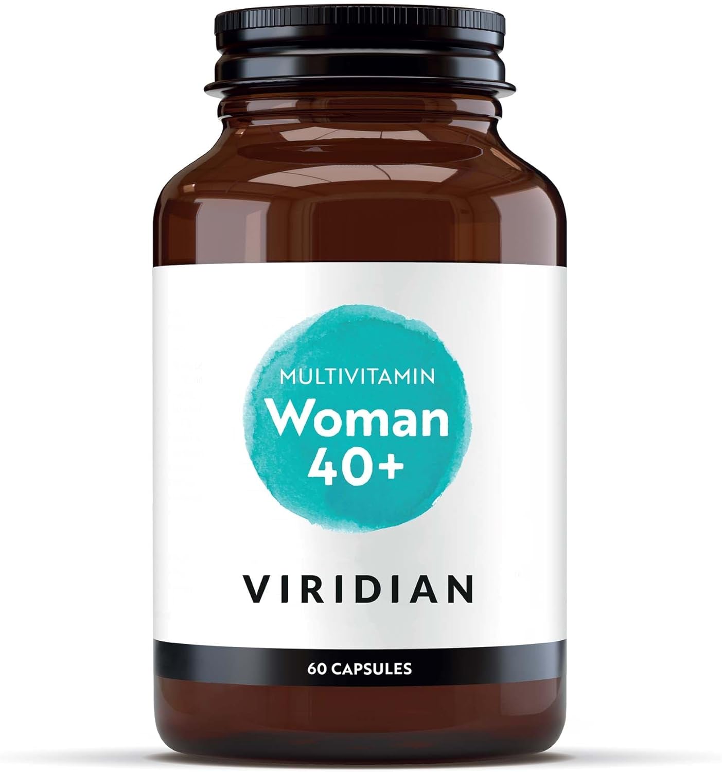 Viridian - Woman 40+ Multivitamin - 60 Veg Capsules | for Women Over 40 | Balanced B Vitamins & Phytonutrients for Energy & Well-Being | Non-GMO, No Fillers | Formulated by Nutritionists | Vegan