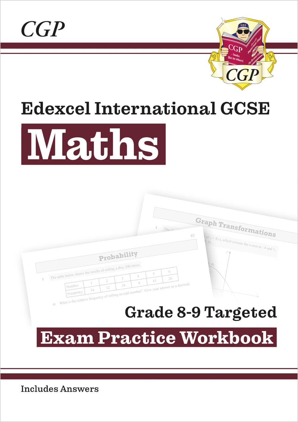 Edexcel International GCSE Maths Grade 8-9 Exam Practice Workbook: Higher (with Answers): for the 2027 and 2028 exams (CGP IGCSE Maths)