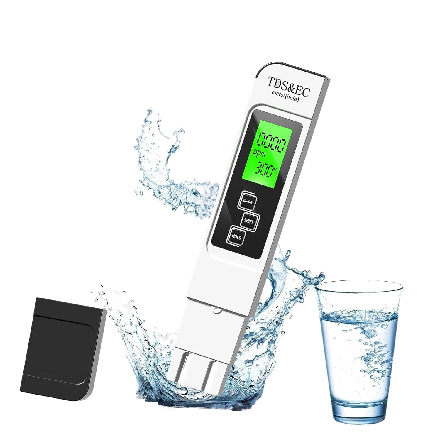 New 4 in 1 TDS Meter - TDS EC & Temperature(°C,°F) Meter,Accurate & Reliable Digital Water Testing Kits for Drinking Water, Tap, Well, Swimming Pool,Hydroponics, Aquarium, RO/DI System