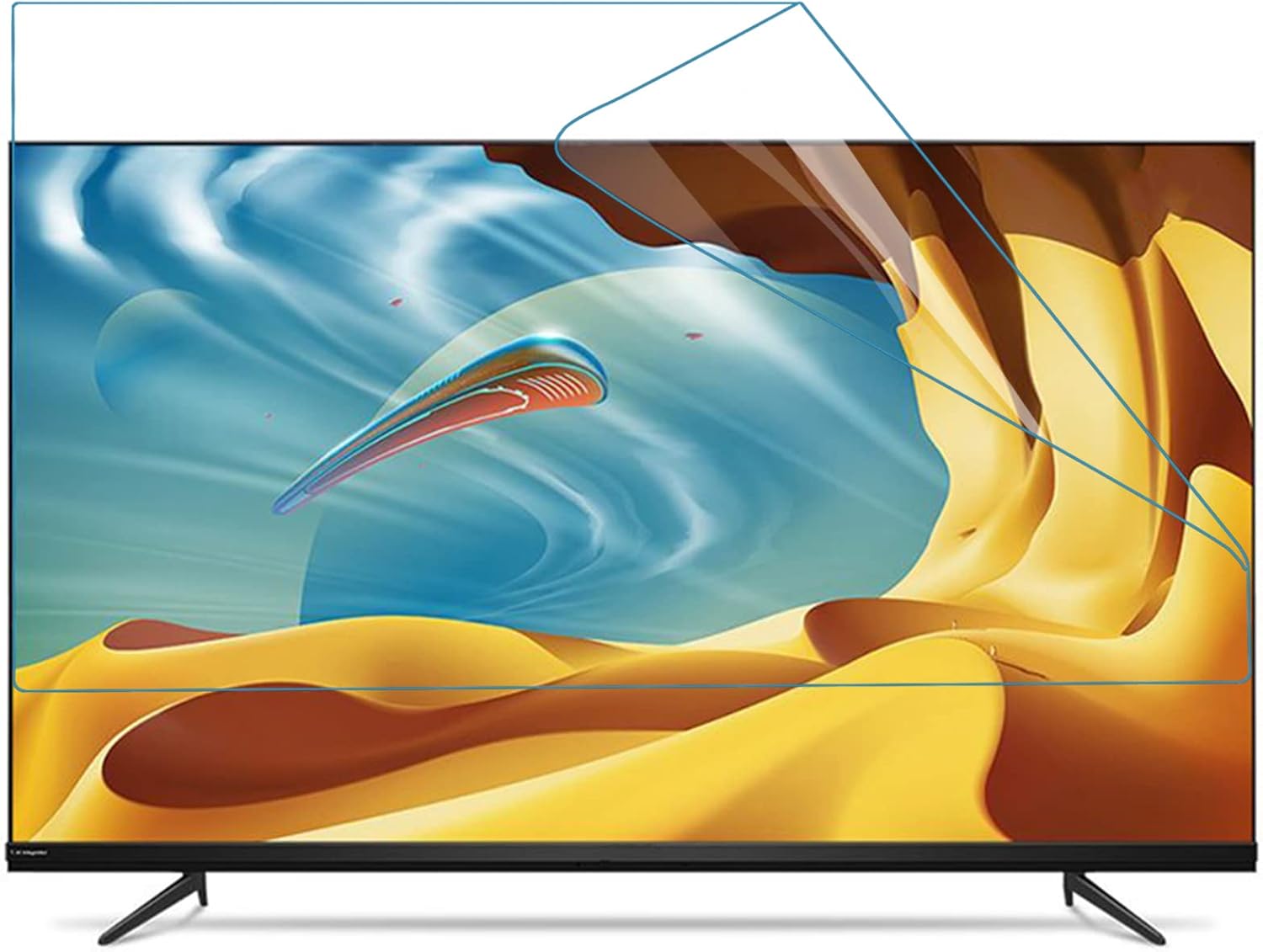 32-40 Inch Matte Tv Screen Protector, Anti-Glare Film, Anti Blue Light, Relieve Computer Eye Strain, Suitable for LCD Monitors, Tvs, Pcs,Matte-32in(698X392) mm
