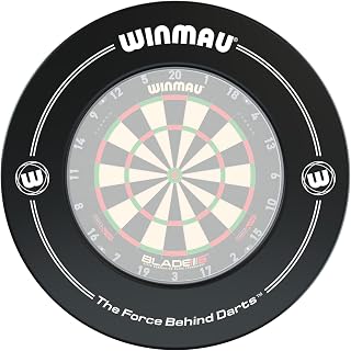 WINMAU Black Printed Dartboard Surround