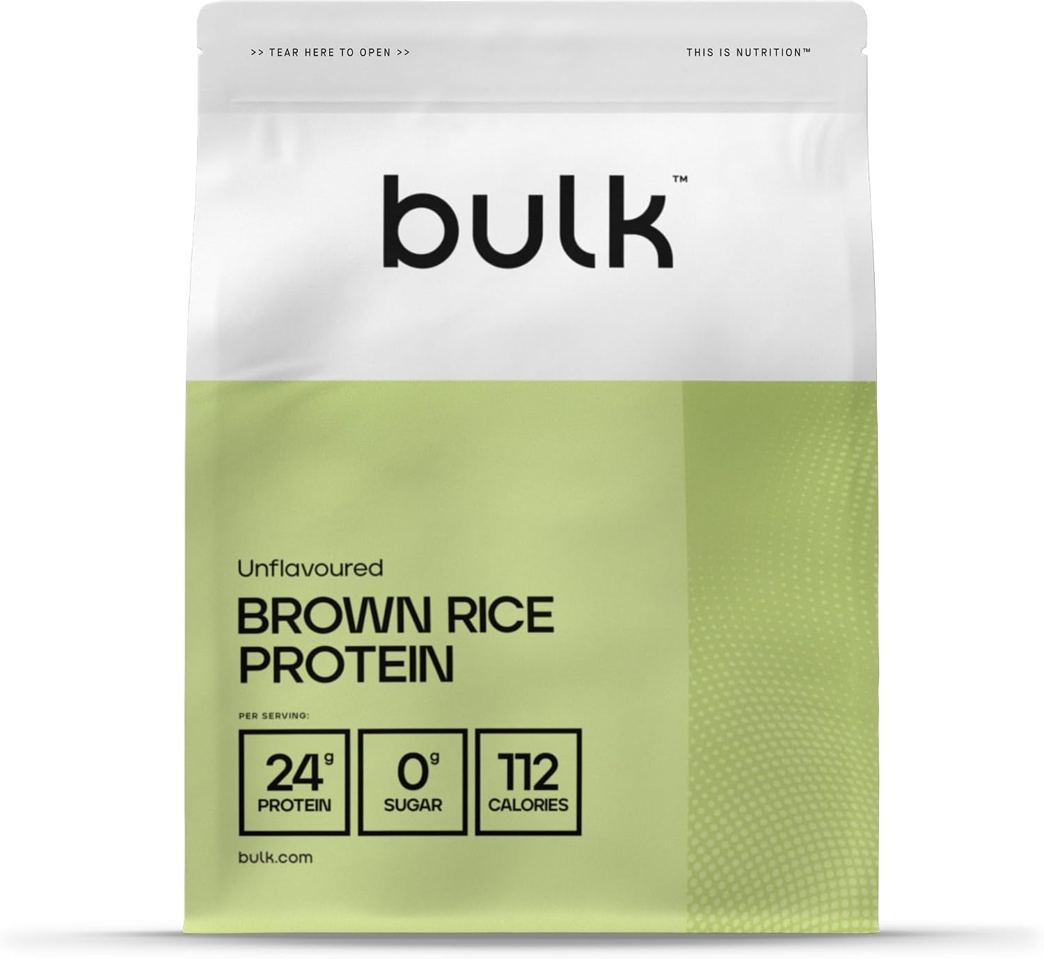 Bulk Brown Rice Protein Powder, Unflavoured, 1kg
