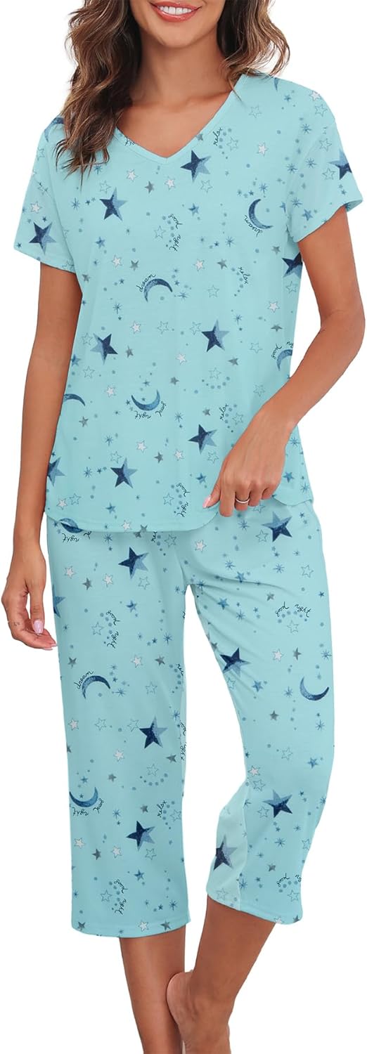Zando Womens Nightwear Ladies Pyjamas Womens Pyjamas Women Sleep & Lounge Pjs For Women Sets Pajamas For Women UK Womens Pjs