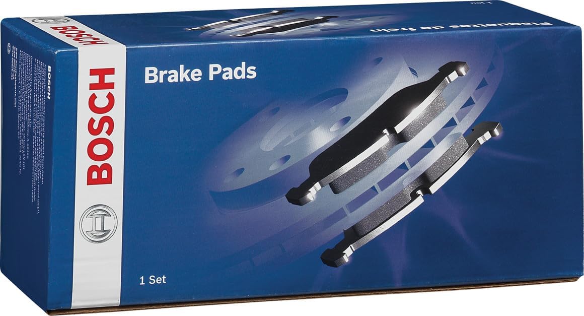 BOSCH BE1391H Blue Ceramic Disc Brake Pad Set with Hardware - Compatible with Select Lexus GS, IS, RC, RX (200t, 250, 300, 350, 450h); Toyota Highlander, Mirai, Prius V, Sienna; REAR