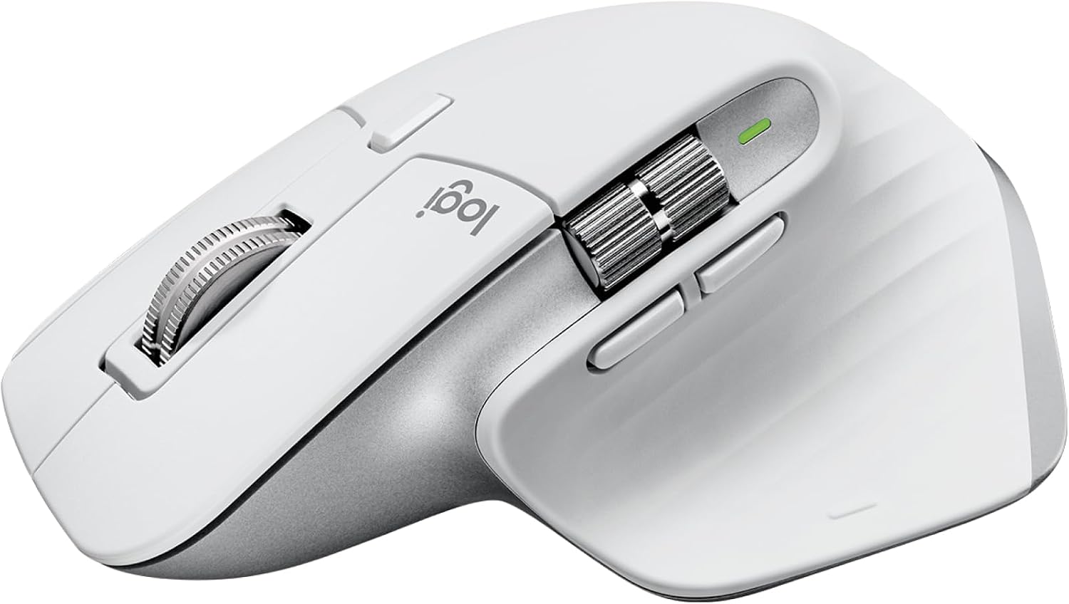 Logitech MX Master 3S - Wireless Performance Mouse with Ultra-fast Scrolling, Ergo, 8K DPI, Track on Glass, Quiet Clicks, USB-C, Bluetooth, Windows, Linux, Chrome - Grey