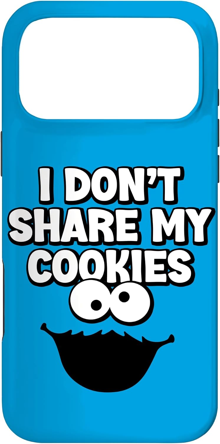 Funny I Don’t Share My Cookies Monster Cake Case for iPhone 17 Pro Max