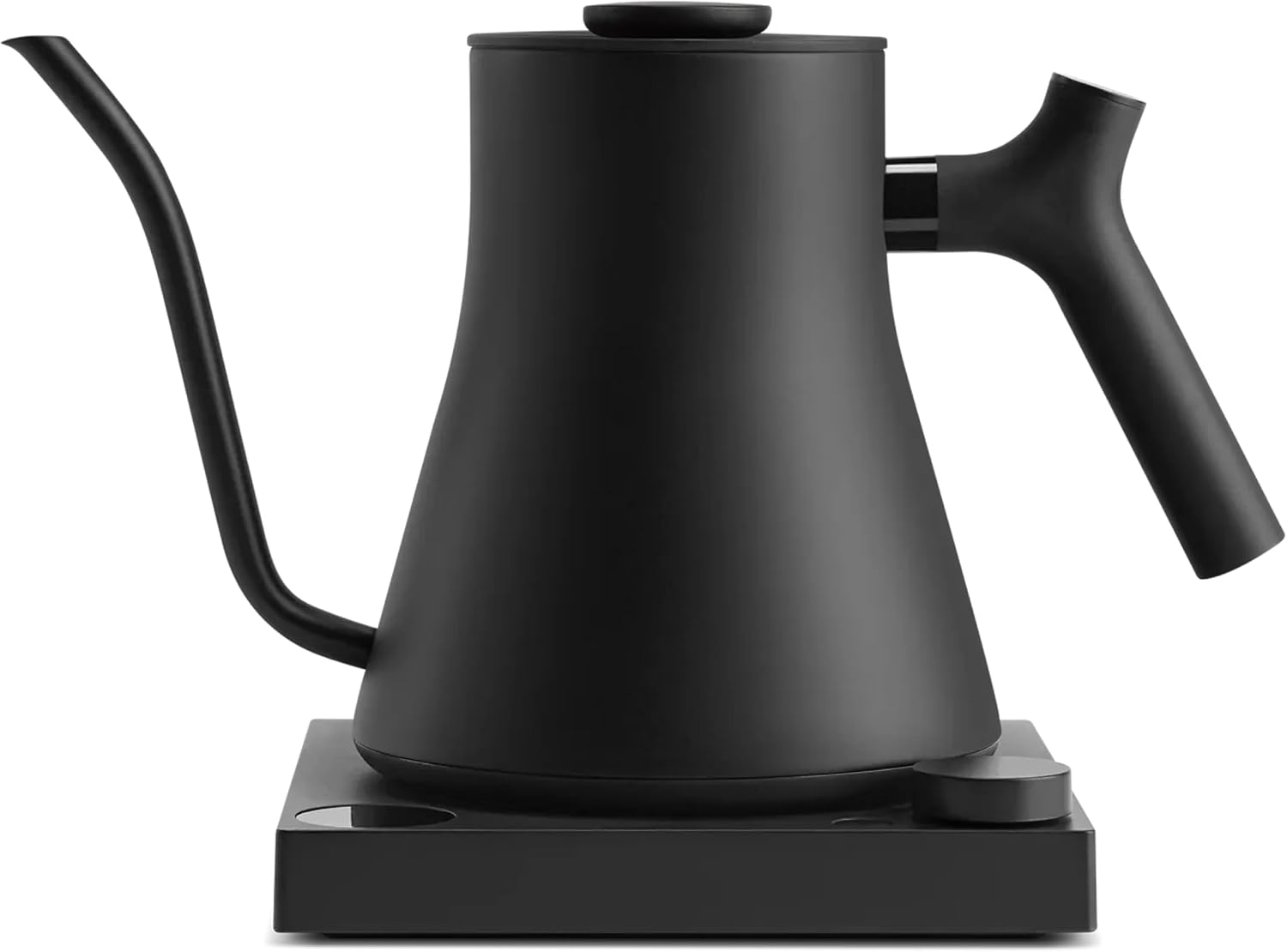 Fellow Stagg EKG Pro Gooseneck Electric Kettle, Brew Timer, 0.9 Liter | To-the-Degree Temp Control, Color LCD, Temp Hold, Stainless Steel, for Pour-Over Coffee & Tea, Quick Heating, Matte Black