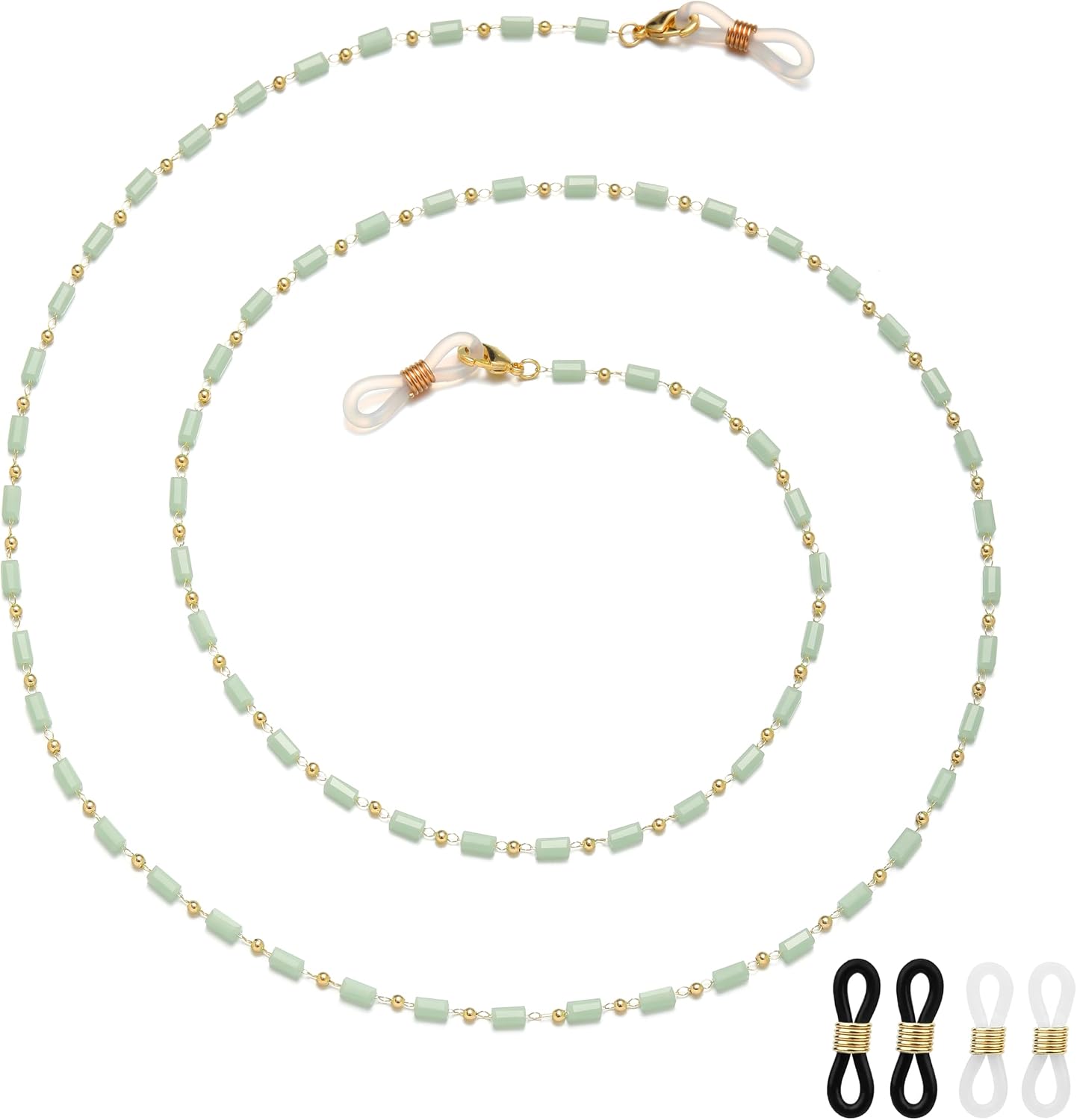 Glasses Chain Beaded Eye Glasses Holders Around Neck Eyeglass Chain Crystal Eyeglass Chains for Women Stylish