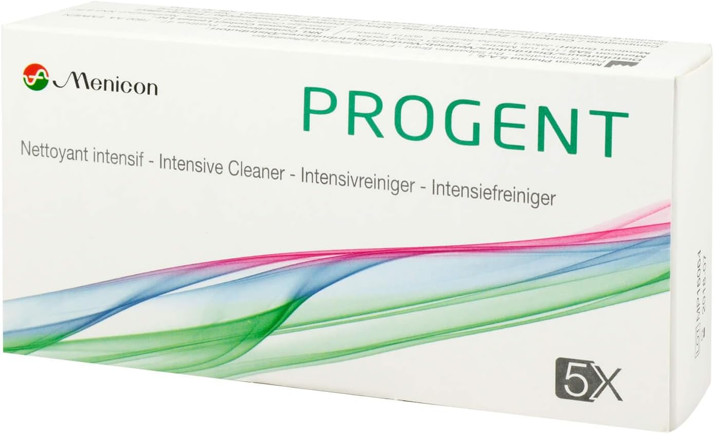 Menicon Progent SP Intense Contact Lens Cleaner, 5 Pcs