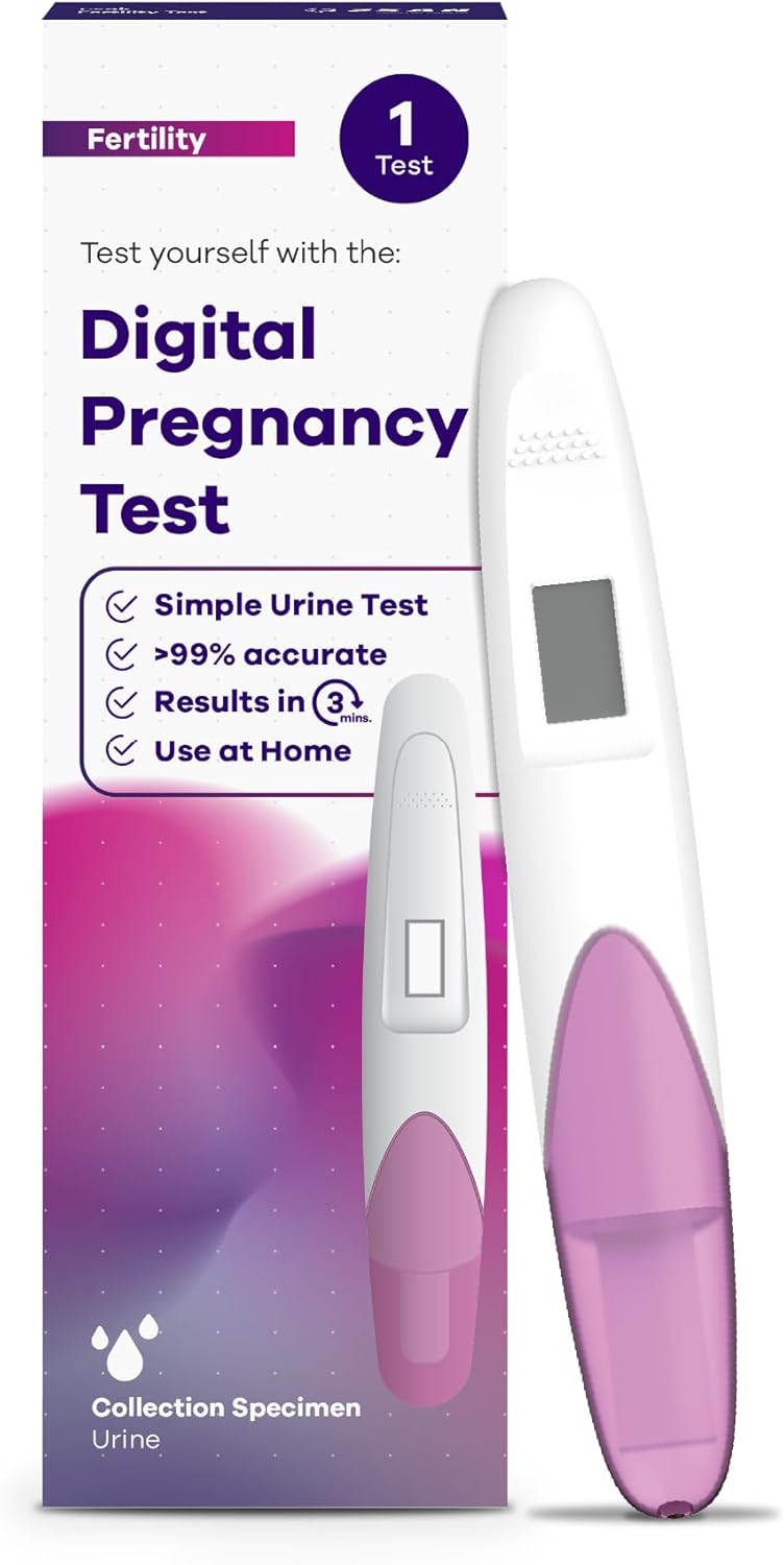 Pregnancy Test for Early Detection Digital, 99.99% Accuracy, 1 Pack,Pregnancy Test, Detect Up to 6 Days Early, Early Pregnancy Tests 6 Day Early Pregnancy Test, Quick Results 2San