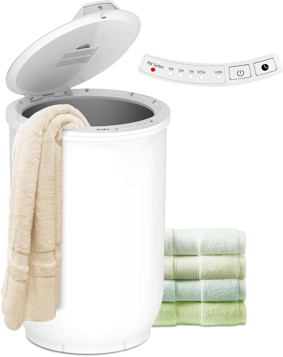 Ultra Large Capacity Towel Warmer Bucket, Rapid Heating with Timer, One-Button Control, Safety Lock, Perfect for Home and Spa