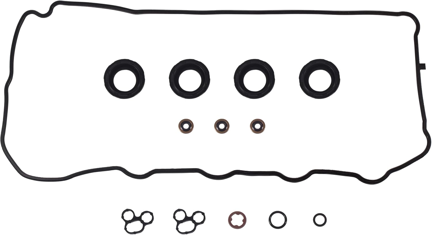 VS50825R for Toyota Camry 2.5 Valve Cover Gasket,RAV4 Lexus ES300h NX300h Scion TC 2.5L,Highlander Sienna Venza 2.7L 2010 2011 2012 2013 2014 2015 2016 2017 2018 2019 2020 VS50721 VS 50825 R