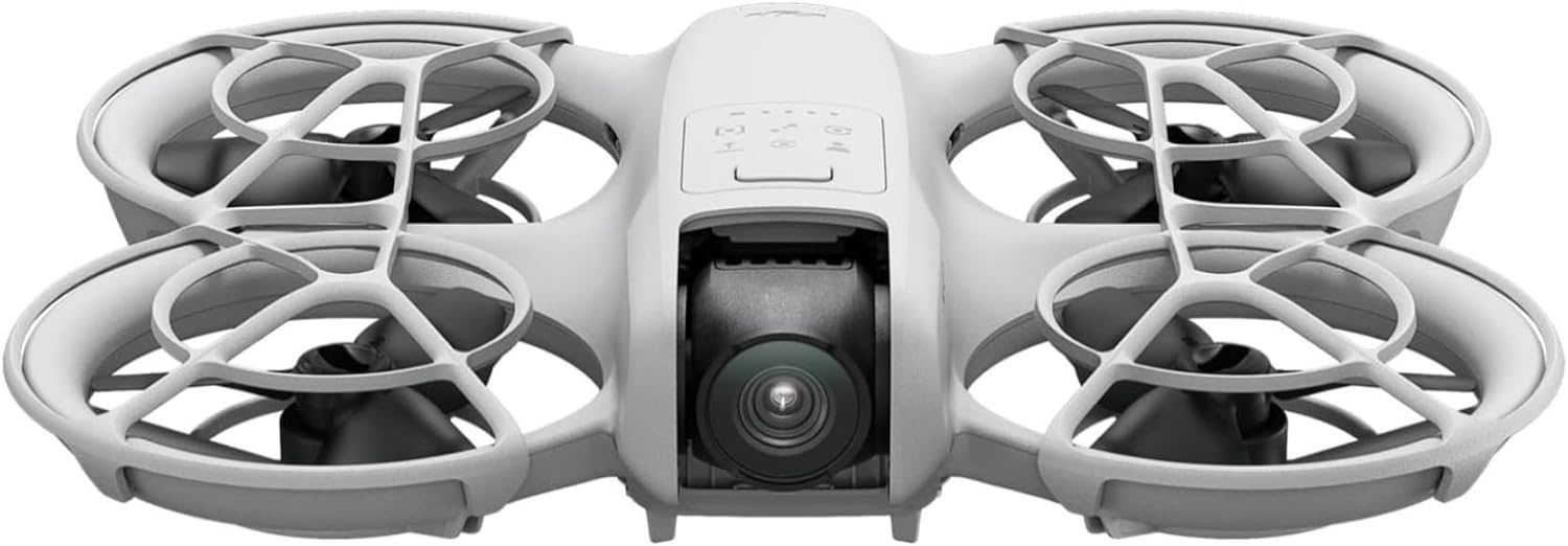 DJI Neo, Mini Drone with 4K UHD Camera for Adults, 135g Self Flying Drone that Follows You, Palm Takeoff, Subject Tracking, QuickShots, Stabilized Video, Built-In Propeller Guard (Controller-Free) | 135g Self-Flying Drone That Follows You, Palm Takeoff, Subject Tracking, QuickShots, Stabilized Video (Controller-Free)