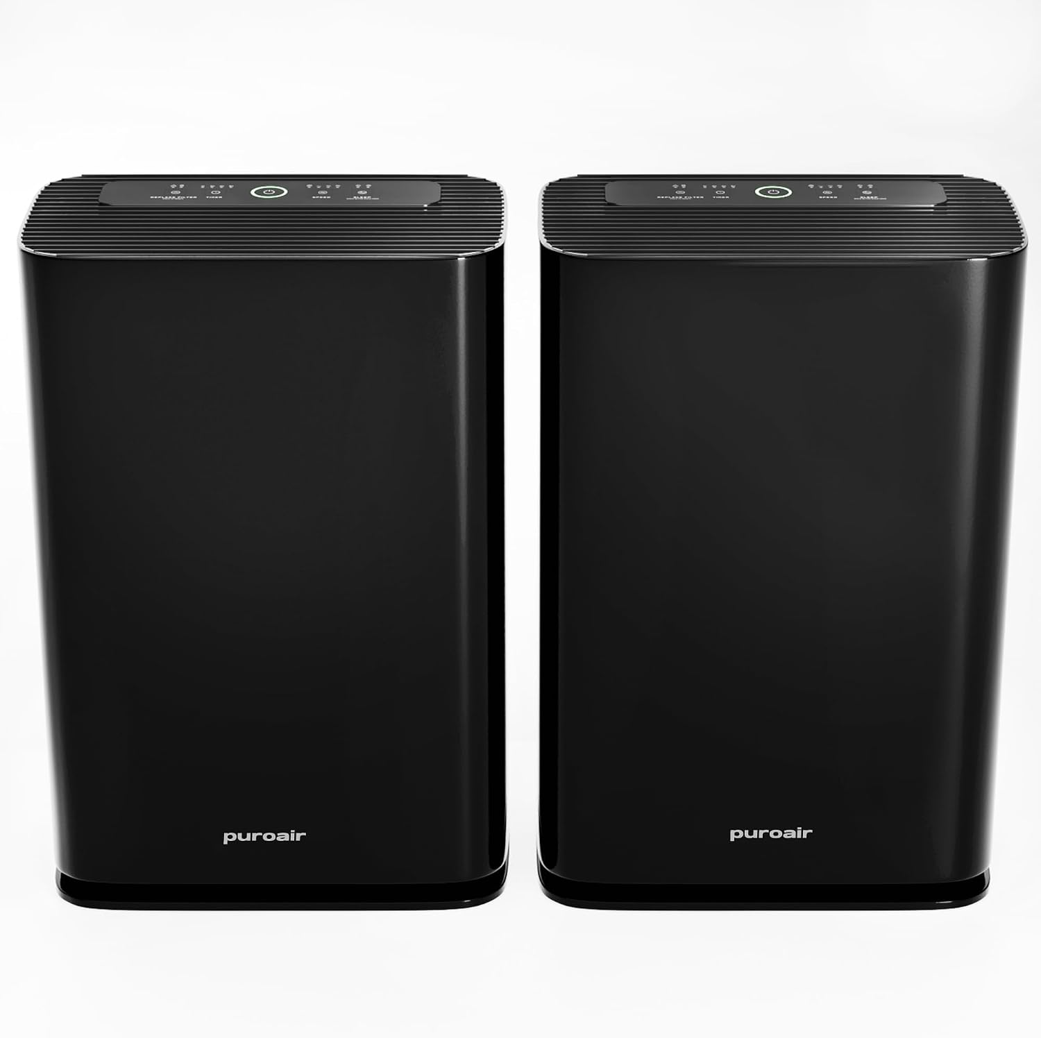 PuroAir 400 Air Purifiers for Allergies - Covers Up To 2145 Sq Ft - Air Purifiers for Large Room - Filters Up To 99.99% of Pet Dander, Smoke, Allergens, Dust, Mold, Odors (2 PACK)