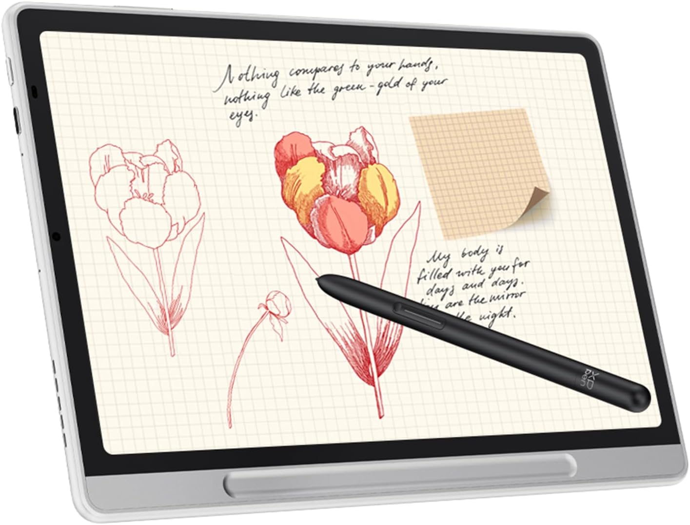 XPPen Magic Note Pad 10.9" Color Paper Tablet - 90Hz Display, 16.7M Colors, 16K Pressure Pen - Digital Notebook for Note-Taking, Reading & Document Annotation