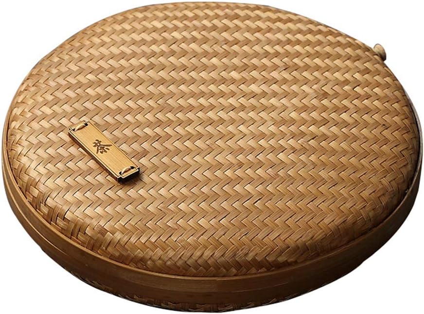 Hand-woven Basket Primary Colours Simple Retro Rattan Storage Boxes With Lids Jewelry Tea Set Storage Boxes Household Candy Storage Containers