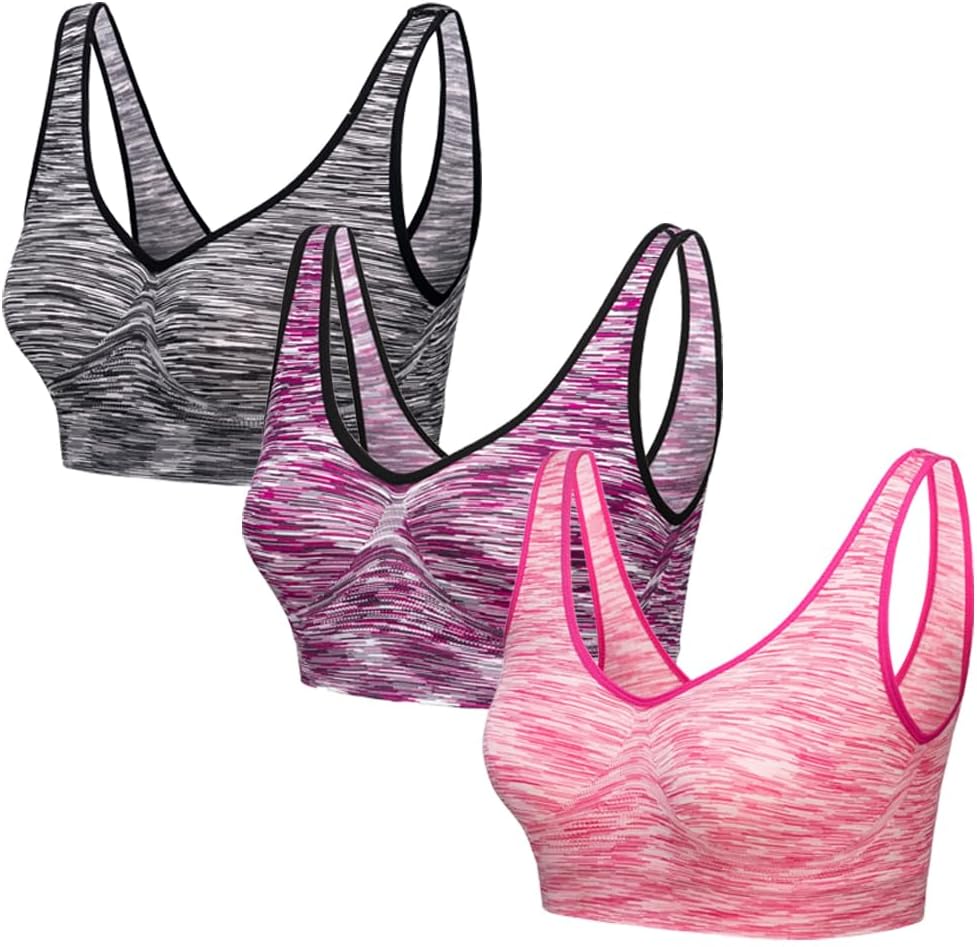 Blu Apparel Seamless Comfort Stretch Bra Marl 3 9 Pack Multiapack Bras Sleep Maternity Bras No Pads No Underwire